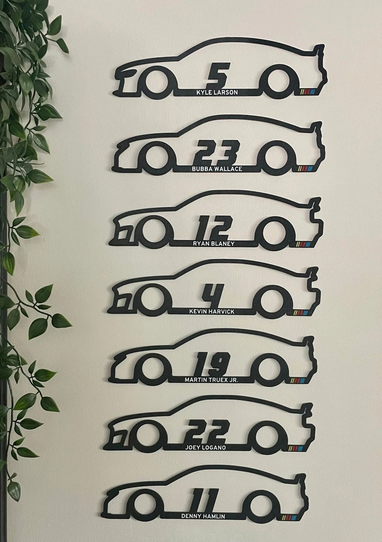 3D-Printed Cars Wall Art