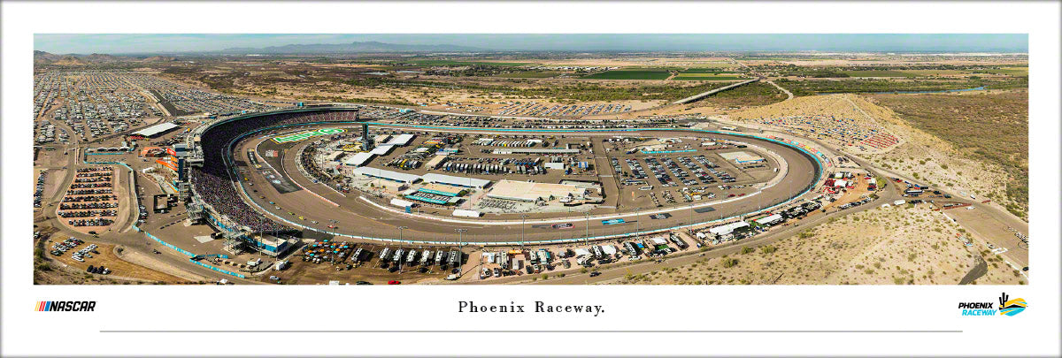Phoenix Raceway Race Panoramic Wall Art Print (Unframed and Framed)