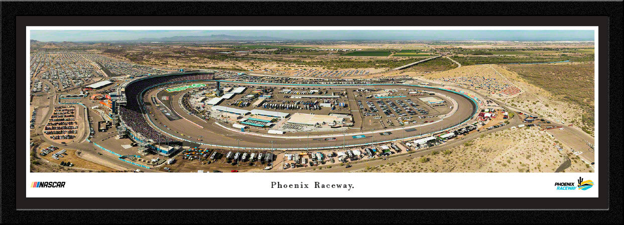 Phoenix Raceway Race Panoramic Wall Art Print (Unframed and Framed)