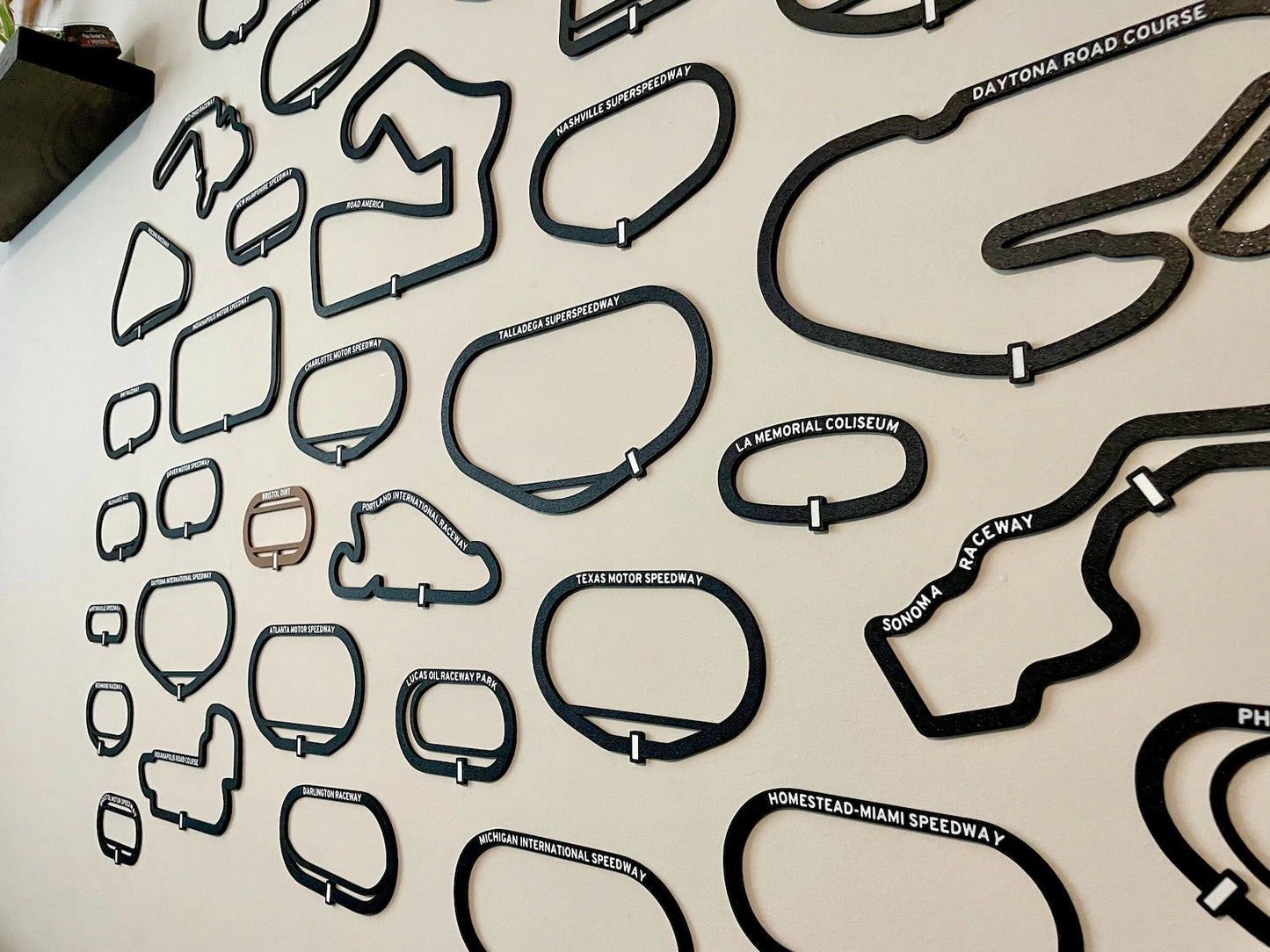3D-Printed Tracks Wall Art