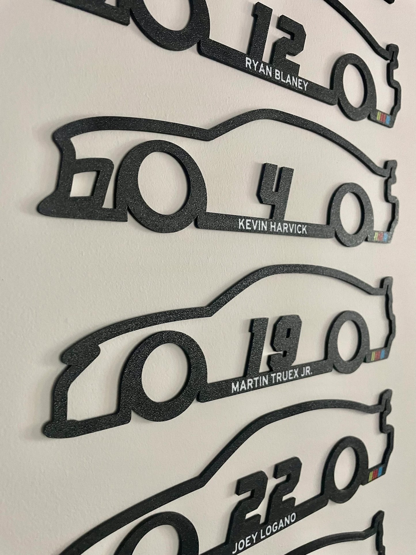 3D-Printed Cars Wall Art