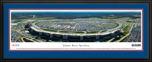 Atlanta Motor Speedway Panoramic Race Wall Art Print (Unframed and Framed)