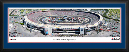 Bristol Motor Speedway Panoramic Race Wall Art Print (Unframed and Framed)