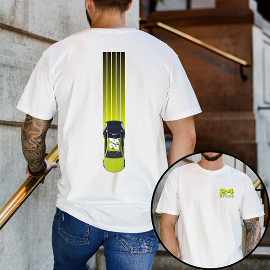 William Byron T-Shirt/Racing Lines (Available in White, Gray and Black)