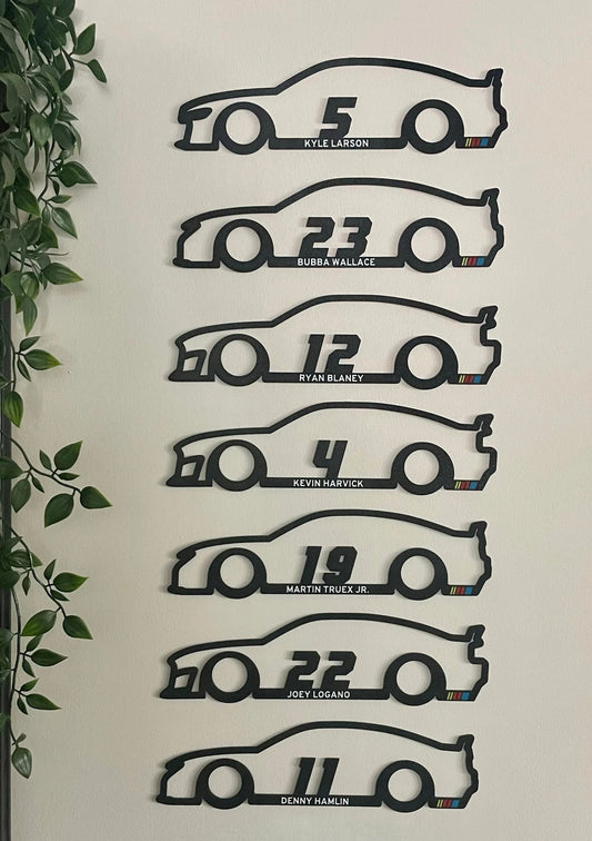3D-Printed Cars Wall Art