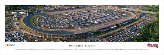 Darlington Raceway Race Panoramic Wall Art Print (Unframed and Framed)