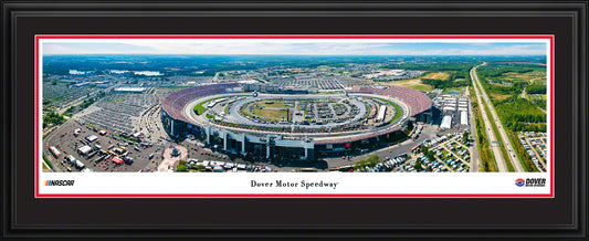 Dover Motor Speedway Race Panoramic Wall Art Print (Unframed and Framed)