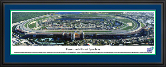 Homestead-Miami Speedway Race Panoramic Wall Art Print (Unframed and Framed)