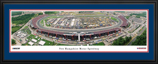 New Hampshire Motor Speedway Race Panoramic Wall Art Print (Unframed and Framed)