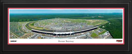 Pocono Raceway Race Panoramic Wall Art Print (Unframed and Framed)