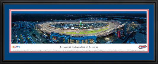 Richmond Raceway Race Panoramic Wall Art Print (Unframed and Framed)
