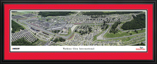 Watkins Glen International Race Panoramic Wall Art Print (Unframed and Framed)